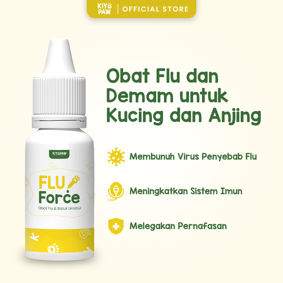 FOTO UTAMA KIYOPAW Obat Flu Obat Batuk Obat Demam Kucing Anjing - Image 1